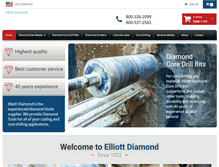 Tablet Screenshot of elliottdiamond.com